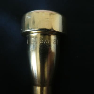 Monette Prana C15M 81 Trumpet Mouthpiece in Gold Plate! Lot 130 image 5