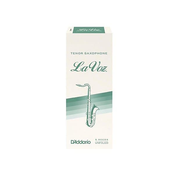 La Voz Tenor Sax Medium Reeds 5 Pack Reverb