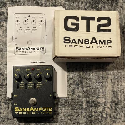 Tech 21 SansAmp GT2 Tube Amp Emulation Pedal