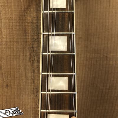 Burny Les Paul Custom Copy Vintage Sinclecut Electric Guitar Black image 10