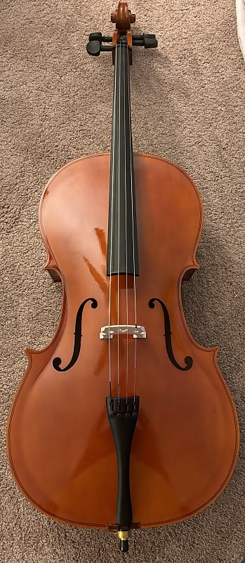 Cecilio - Full Size Cello with Bow, Case, strings & stand | Reverb