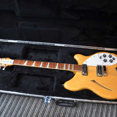 Rickenbacker 360/6 legendary Semi-Accoustic made in California/USA * sounds, plays, looks great! Comes with the original ABS hard case in excellent condition! for sale