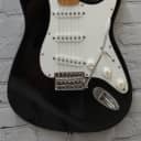 1996 Fender Mexican Standard Stratocaster Electric Guitar, Maple Neck, Black
