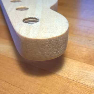 Telecaster Neck -- Unknown Brand; Maple Fretboard; New Condition (Never Installed); w/ Nut image 8