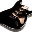 Fender Mexico Stratocaster/Strat SSS Vintage Bridge Mount Alder Body, BLACK