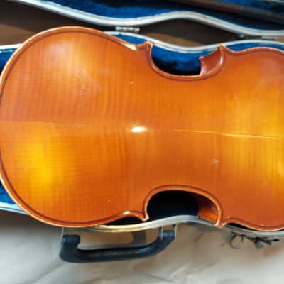 A.R. Seidel Sized 4/4 violin, Germany, 1988,  Stradivarius Copy, with Case & Bow imagen 10