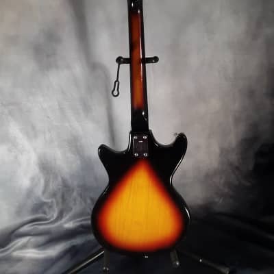Vintage Imperial Made in Japan Electric Guitar 1970 Tobacco Burst image 2