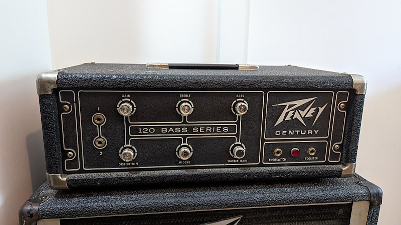 1970s Peavey Century Guitar/Bass Solid State Amp Head | Reverb