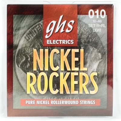 GHS R+RL Nickel Rockers Pure Nickel Electric Guitar Strings - .010-.046 Light image 1