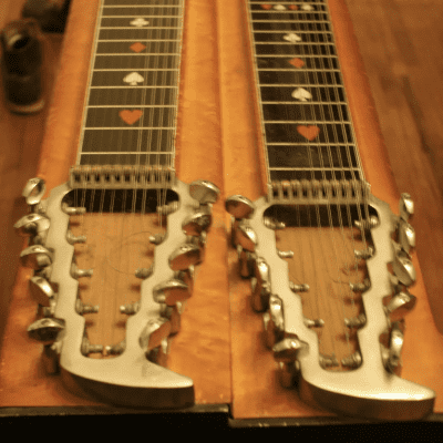 Sho Bud  double neck pedal steel (Crossover) 1968 Brown image 11