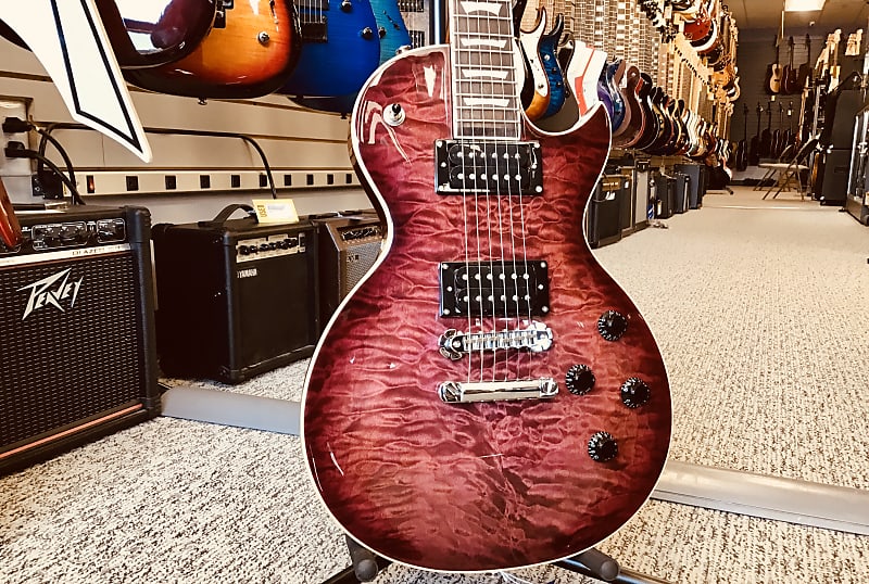 Zemaitis Z22 QQTPB Z Series Electric GuitarsPurple image 1