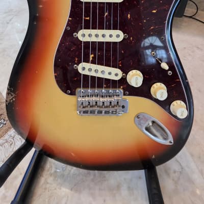 Fraser Guitars Custom Shop Tobacco Burst 54 Stratocaster Guitar