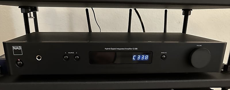 NAD C338 2021 - Integrated Amplifier Black image 1