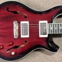 PRS Paul Reed Smith SE Hollowbody Standard Electric Guitar, Case, Fire Red Burst, All Mahogany