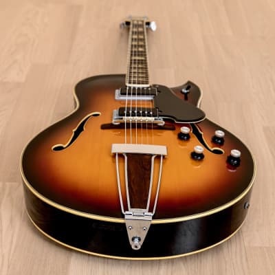 1960s Yamaha AE-11 Vintage Archtop 175-Style Electric Guitar