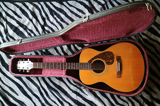 Yamaha FG - 150F MIJ Black Label with Hard Case | Reverb