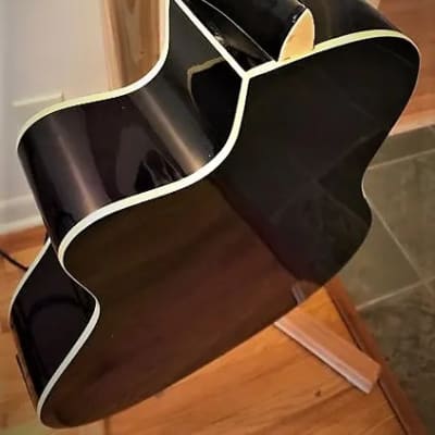 SOLO Nylon Classical Cutaway Acoustic-Elec - Purple Burst image 8