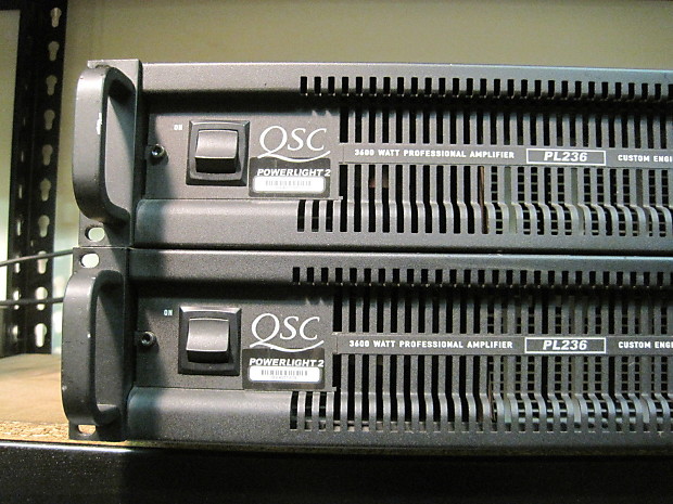 QSC PL236 パワーアンプ 3600W,良い品。動作確認済み。 1× QSC