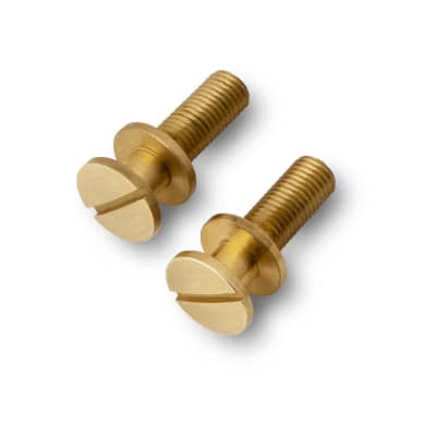 PRS Stoptail Studs (Metric) Unplated Polished Brass