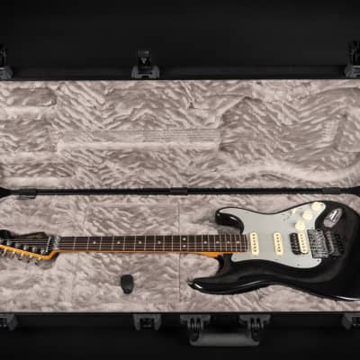 2021 Fender American Ultra Luxe Stratocaster RW Floyd Rose HSS - Mystic Black | USA Matching Headstock | COA OHSC image 24