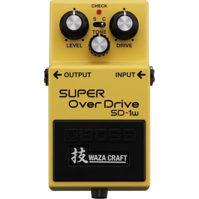 Boss Waza Craft SD-1W Super Overdrive Pedal for sale