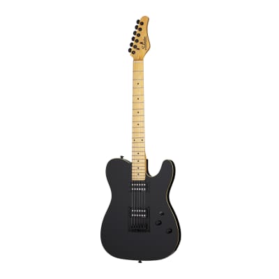 Schecter PT Electric Guitar in Gloss Black Bundle with Schecter Universal Hard Shell Carrying Case image 2