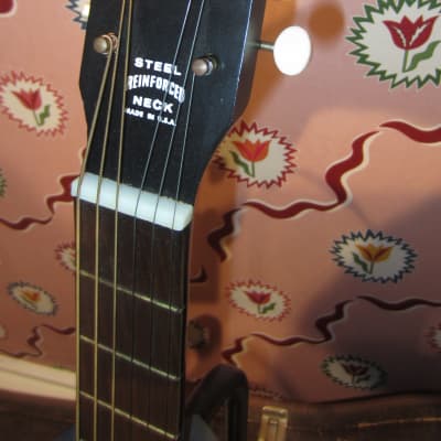 1960s Harmony Stella Parlor Guitar - Sunburst w/ Original Case image 3