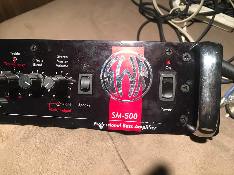 SWR SM-500 Bass Amp Head Pre-Fender Monster Awesomeness + Broughton High  Pass Filter!!