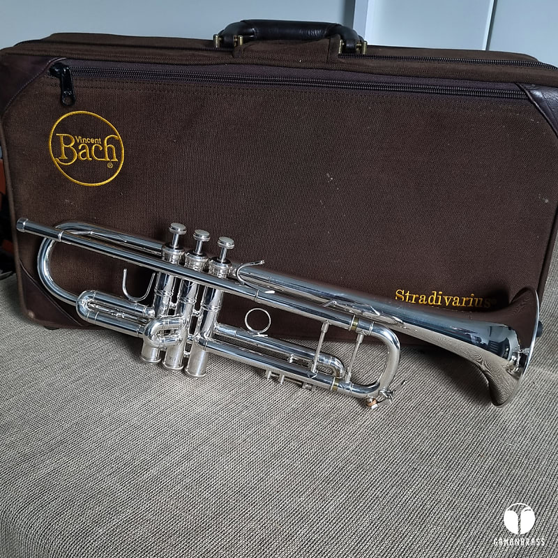 Vincent Bach Stradivarius 72 MLV Vindabona trumpet Bach case