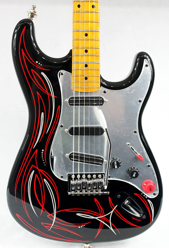 Custom Pinstriped and Upgraded Fender Squier Standard Strat