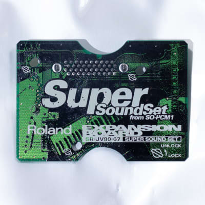 Recapped Roland SR-JV80-07 Super Sound Set Expansion Board