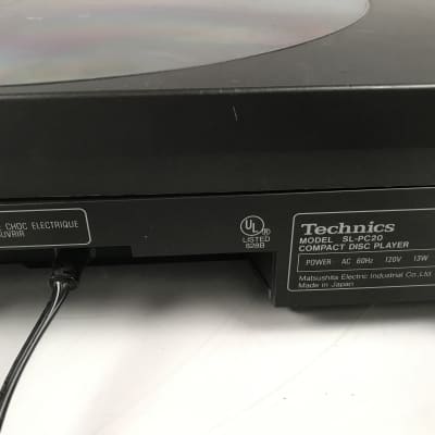 Technics SL-PC20 Carousel Compact Disc 5 CD Player image 9