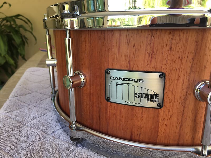 Canopus Stave Bubinga Snare Drum 6x14