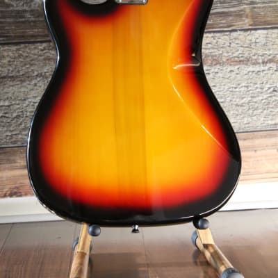 New Custom  4 String Bass  Sunburst/  Pyrography Guitar by Sparka Studios image 13