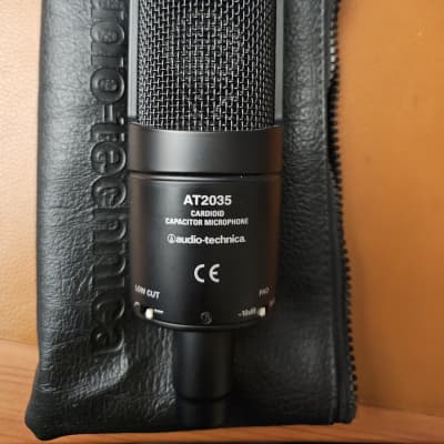 Audio-Technica AT2035 Large Diaphragm Cardioid Condenser Microphone 2010s - Black
