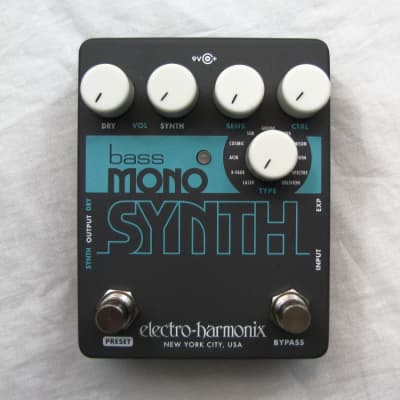 Used Electro-Harmonix EHX Bass Mono Synth Synthesizer Guitar Pedal for sale
