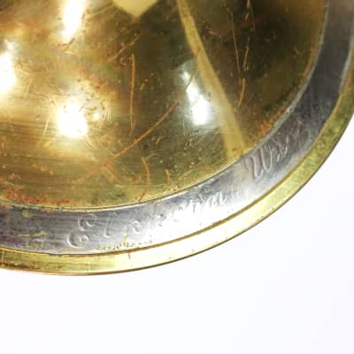 1960s Getzen Super Deluxe Tenor Trombone Brass Chrome Jazz Band Studio Stage Model Instrument Horn Made in USA Original Hard Shell Case (T178) image 20