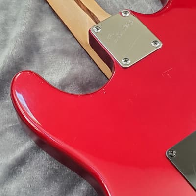 2003 Squier Standard Double Fat Strat Stratocaster Electric Guitar - Candy Apple Red Finish image 22