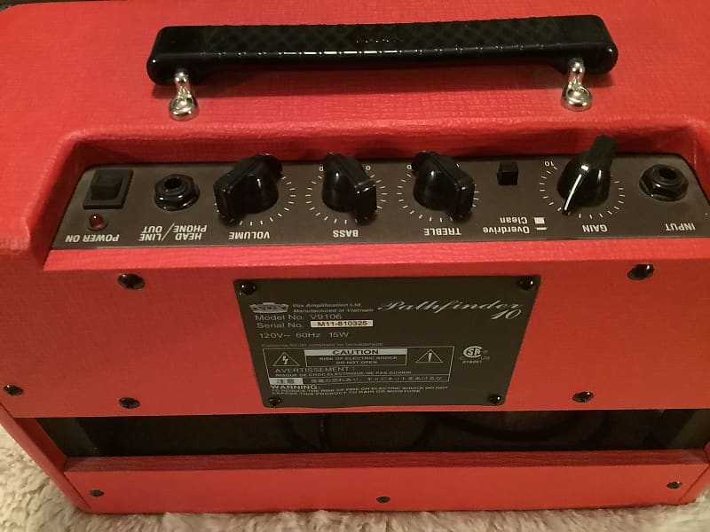 Vox Pathfinder 10 limited edition classic RED 10W 1x6.5