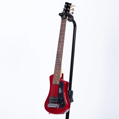 Hofner Shorty Travel Electric Guitar - Red image 5