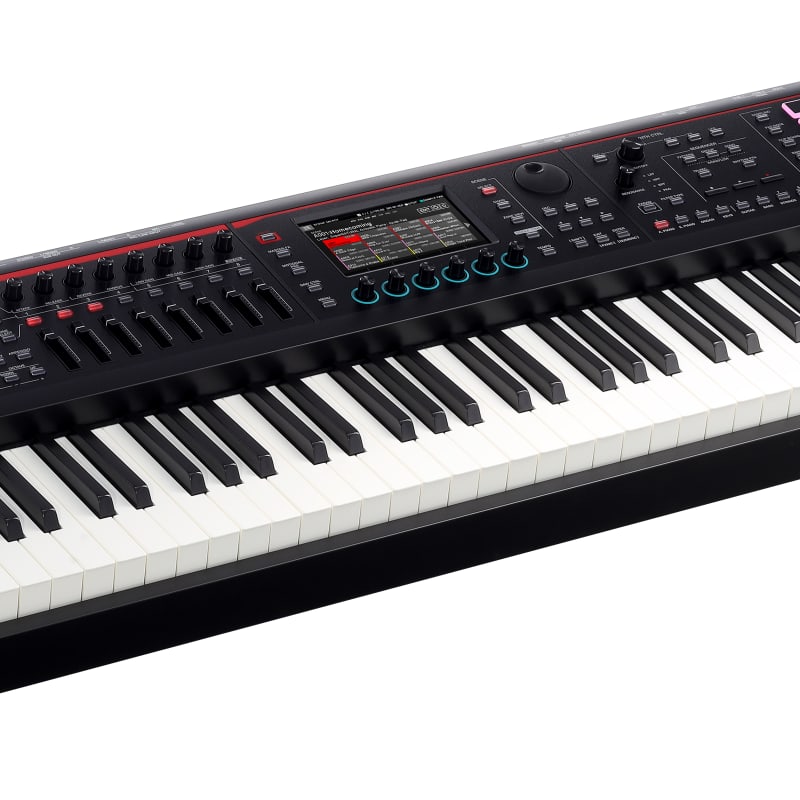 Photos - Synthesizer Roland  - Present  FANTOM-08 88-Key Workstation Keyboard Black Black ne  2022