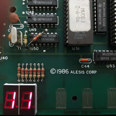 Alesis Midiverb 1, 1986, made in usa image 8