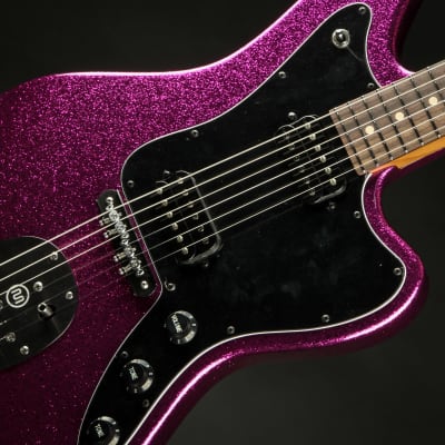 Suhr Eddie's Guitars Exclusive Roasted Classic JM Mastery - Magenta Sparkle image 14