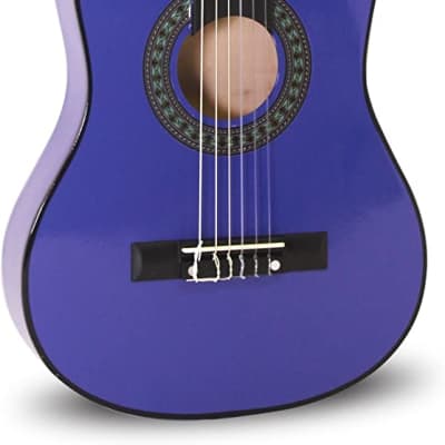 Music Alley MA-52 1/2 size Classical Acoustic Junior Guitar Blue