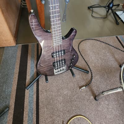Ibanez SRX500 Bass Guitar 2000s - Gray flamed for sale