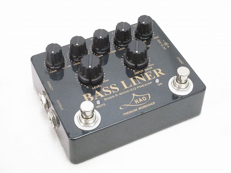 HAO Bass Liner Black Diamond 5-band EQ preamp for bass [03/15]