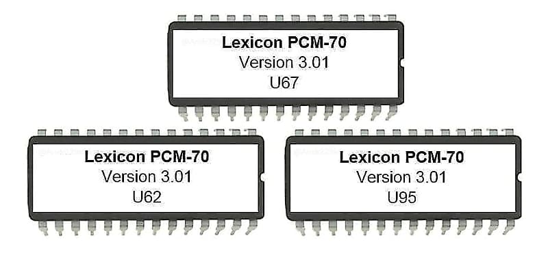 Lexicon PCM70 Version 3.01 Eprom Firmware Upgrade | Reverb Norway