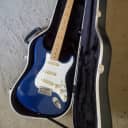 Fender Stratocaster Standard 2005 Blue Pearl w/ 2021 Player Series SSS pickguard and Fender strat hardcase