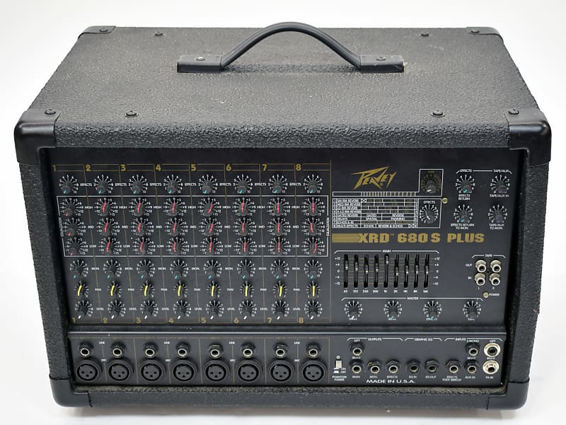 Peavey XRD 680S PLUS Powered Mixer Previously Owned Reverb