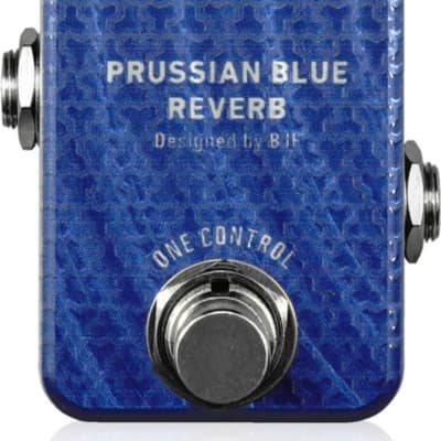 One Control BJF Series Prussian Blue Reverb Pedal image 1